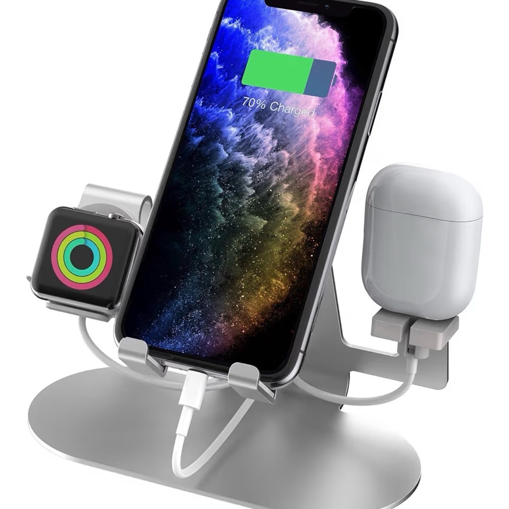 Trio Charge 3 in 1 Aluminum Charging Stand